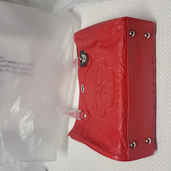 Red Embossed Loungefly tote - Picture 8 of 8